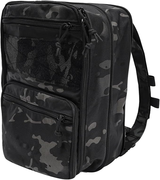Genérico Compatible For 500D Tactical Flatpack D3 Backpack Hydration Carrier Expansible Pouch Multipurpose(MCBK)