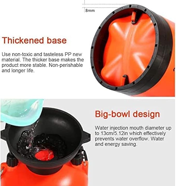 KRASS Portable Shower 3L/8L Outdoor Camping Shower Solar Garden Shower Travel Car Wash System Multifunctional Water Gun Does Not Take Up Space3L