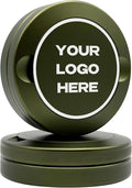 2.0 - Metal Container for Zyn: Extra Pouch Capacity &amp Used Compartment Easy-Open &amp Durable Pouch Can for Zyn Users (Custom Combat Green)
