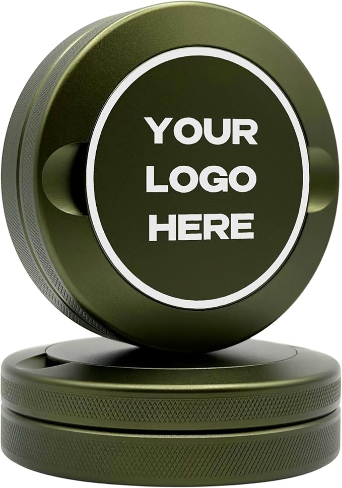 2.0 - Metal Container for Zyn: Extra Pouch Capacity &amp Used Compartment Easy-Open &amp Durable Pouch Can for Zyn Users (Custom Combat Green)