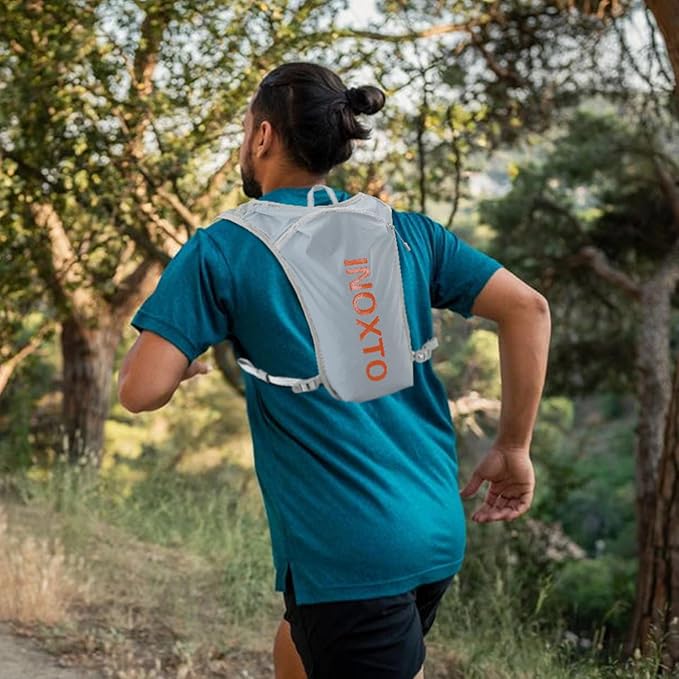 INOXTO Running Hydration Vest BackpackLightweight Insulated Pack with 1.5L Water Bladder Bag Daypack for Hiking Trail Running Cycling Race Marathon for Women Men