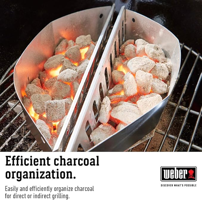 Weber Master-Touch Charcoal Grill 22-Inch Deep Ocean Blue – Premium Outdoor BBQ Grill with Tuck-Away Lid Holder &amp One‑Touch™ Cleaning System Porcelain‑Enameled Kettle