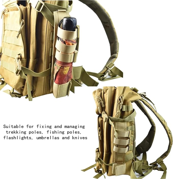 Tactical MOLLE Tool Holder &amp Knife Sheath Adapter - Universal MOLLE Carrier Attachment for Tactical Bag &amp Backpack