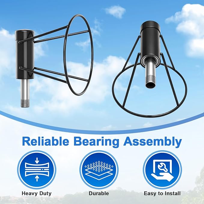 Heavy Duty Windsock Frame 8 Diameter Ball Bearing Windsocks Frame for Airport Helipads Industrial Wind Sock Double Ball Bearing &amp Powder Coated &amp Rustproof
