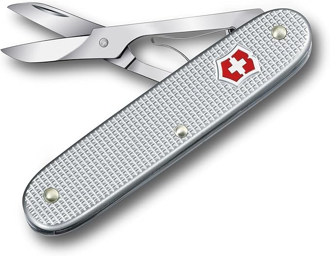 Victorinox Companion X Alox Pocket Tool with Precision Scissors Single Function Tool Compact Lightweight Swiss Made - Silver