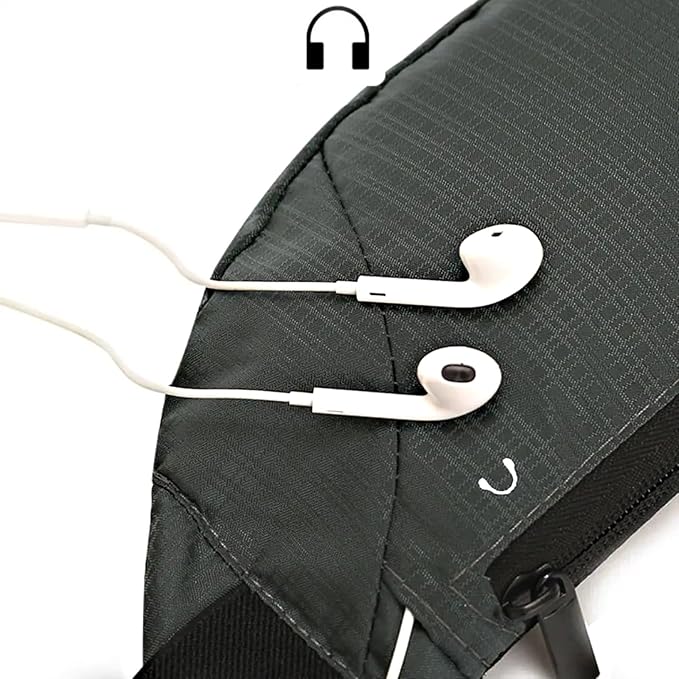 Running Waist Bags Breathable Multi-function Running Lightweight Waterproof Sports Phone Bag for Women Men(Gray)