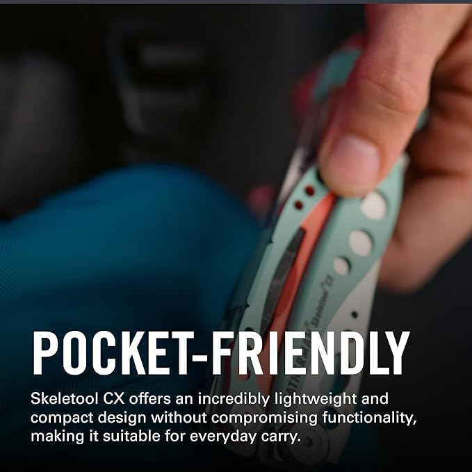 LEATHERMAN Skeletool CX 7-in-1 Lightweight Minimalist Multi-Tool for Everyday Carry (EDC) Home Garden &amp Outdoors Onyx