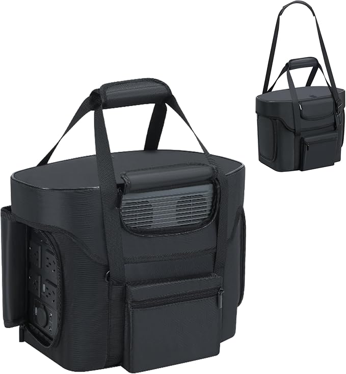 Compatible with ECOFLOW DELTA 2 Bag - Carrying Case &amp Soft Generator Cover |Durable Storage Case for Camping Essentials &amp Travel Accessories | Compatible with ECOFLOW DELTA 2 Power Station