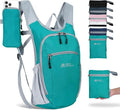 Hiking Backpack 10L/15L Small Daypack Lightweight Packable Travel Foldable Water Resistan for Women Men (Lake Green 10L)