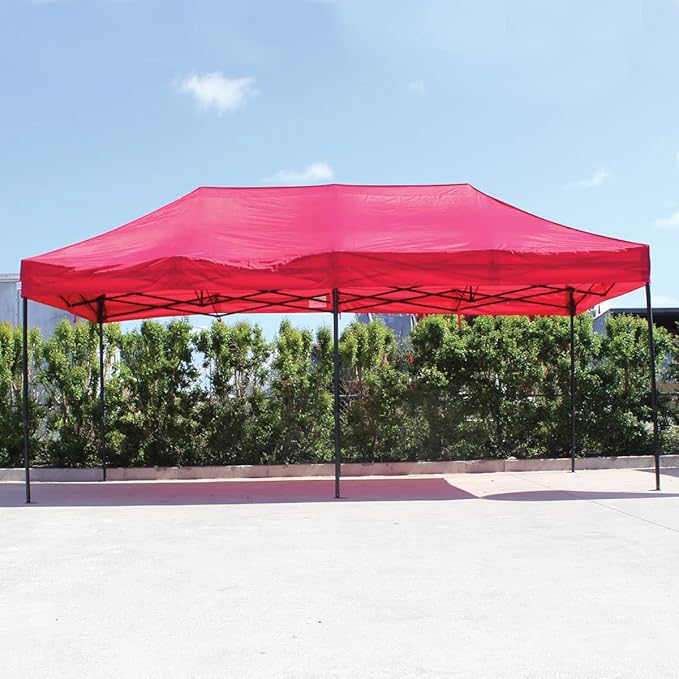 Extreme Canopy Heavy Duty Steel Instant Popup Tent (10'x20' Black)