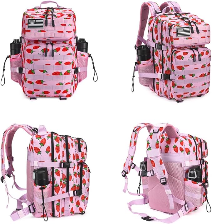 45L Tactical Backpack for Men Women Military Assault Pack with MOLLE Large 3 Day Bug Out Bag for Hiking Camping