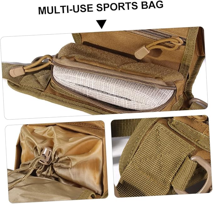 Totority Leg Bag Oxford Thigh Pack for Outdoor Activities Practical Storage Pouch for Camping and Hiking and Stylish Design