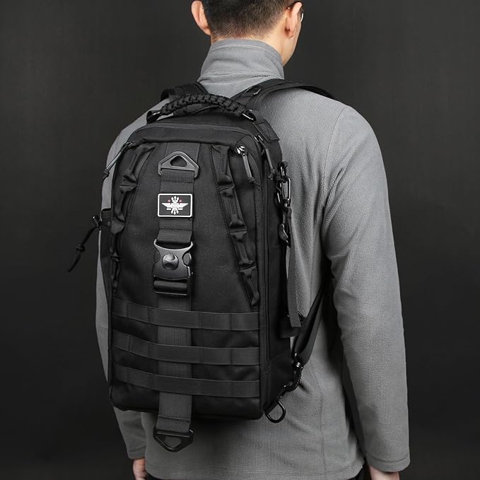 Outdoor Tactical Backpack Multifunctional Duffel Bag Large Capacity Waterproof Lightweight Hiking Backpack