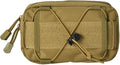 Tactical Molle Horizontal Admin Pouch Utility Orgaznier Bag Outdoor Sports Hunting Bag Backpack Vest Accessories Bag