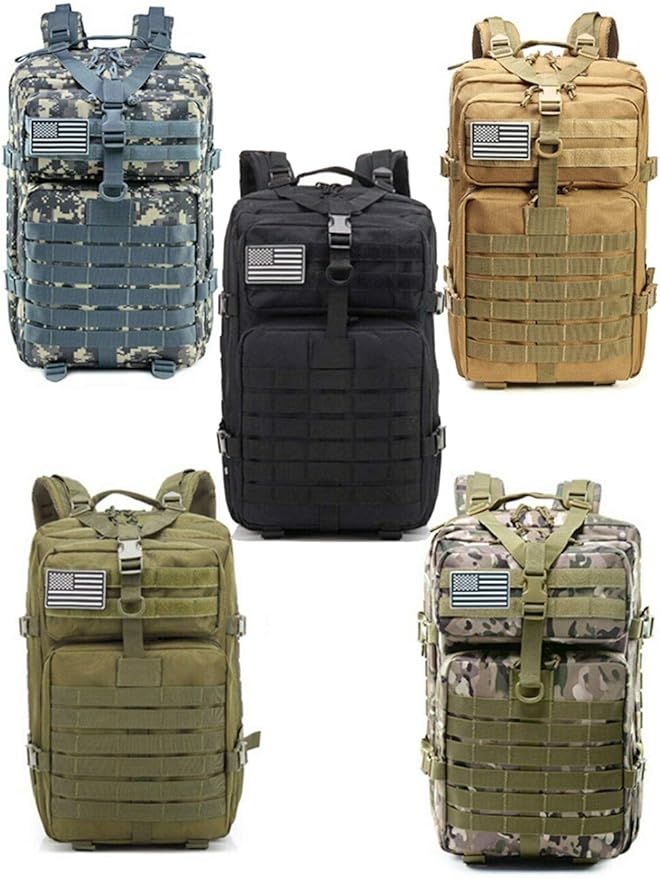 45L Tactical Backpack 3 Day Bug Out Molle Survival Rucksack