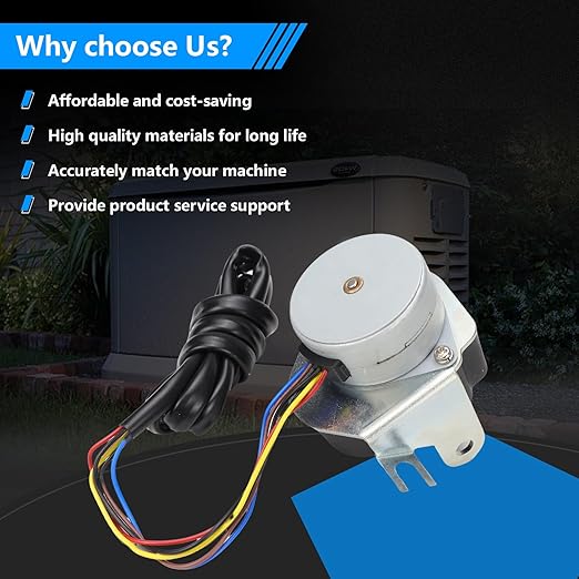 0G6453 Stepper Motor Assembly Compatible with Generac Guardian GTH990 HSB Air Cooled Generator 990 992 999 Series