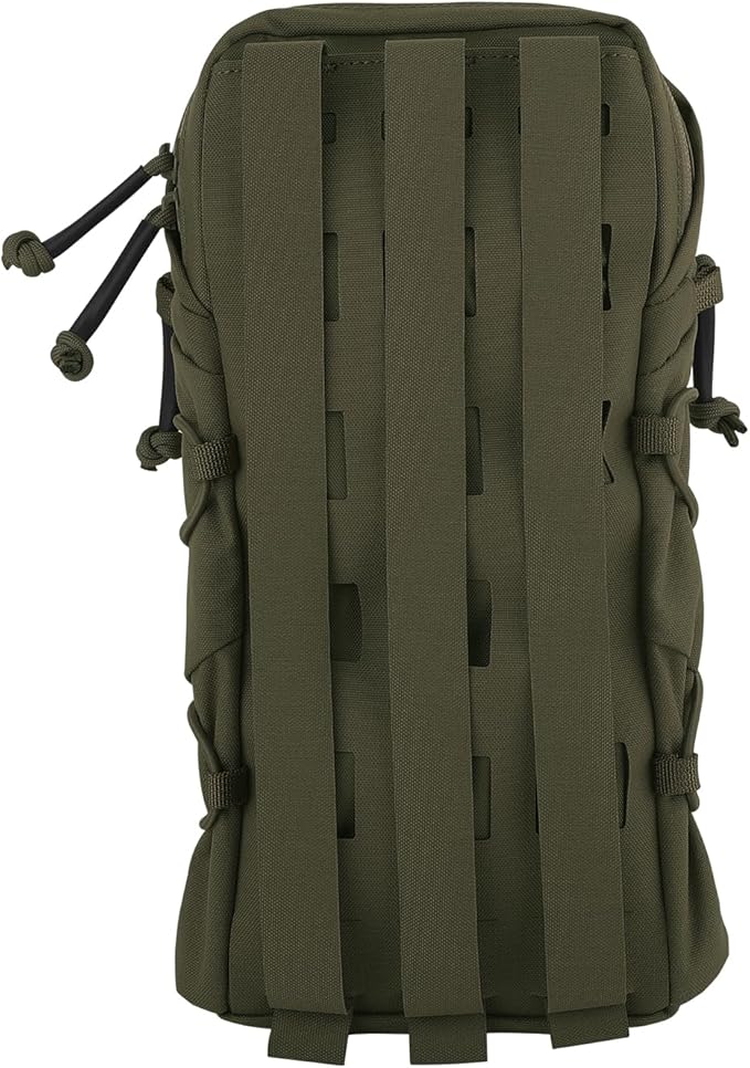 Tactical General Purpose Pocket 12x5 GP Pouch 1.5L Hydration Bag Carrier Backpack Organizer MOLLE + Belt
