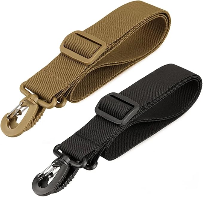 Fanny Pack Extender Strap 4pcs Tactical Multi-Function Shoulder Strap Adjustable with Pouch for Outdoor &amp Hunting Belt(Gray)
