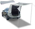Poles Included Tailgate Shade Awning Tent for Car Camping Road Trip Essentials Small to Midsize SUV Waterproof 3000MM UPF 50+Grey (Small)