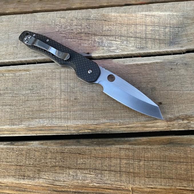 Folding Knife Pocket Knives Stainless Steel Jackknife Knives Titanium Alloy Handle Outdoor KnifeCamping EDC Tactical Knife