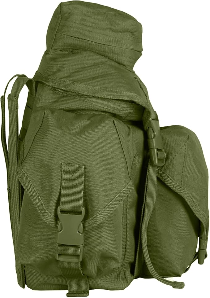 FOX OUTDOOR PRODUCTS Recon Butt Pack | 15x15x8 Modular Tactical Waist Bag w/ 3 External Pockets QR Buckles Lined Interior