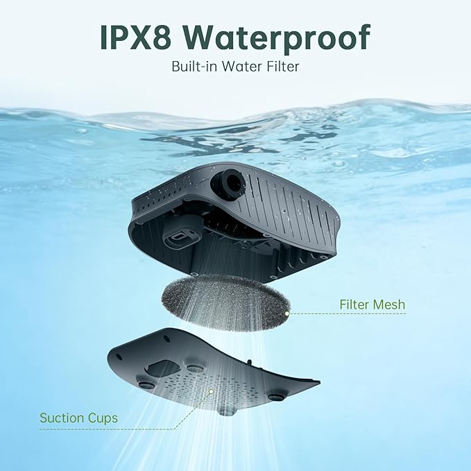 8000mAh Portable Camping Shower Upgrade Rechargeable Electric Shower Pump with 5 Gallon Bucket Intelligent LED DisplayPortable Shower for Outdoor