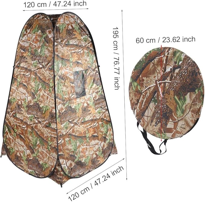 Camping Shower Tent Tape Cloth Shower Tents for Camping Portable Pop-up Shower Tent for Hiking Picnic and Camping