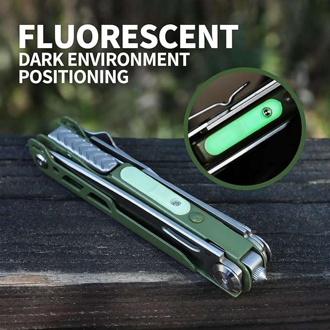 10 in 1 multitoolPocket EDCpocket toolshousehold folding scissorswooden sawexpress deliveryscrewdriverD2 stainless steelcamping utility toolsOutdoorSafety hammerMen's gift