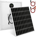 50W 24V Solar Panel Kit with 24V PWM Charge Controller Solar Battery Trickle Charger Maintainer for Car RV Marine Boat Caravan Off Grid