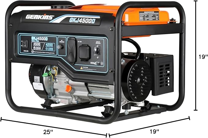 4500 Watt Dual Fuel Generator Propane &amp Gas