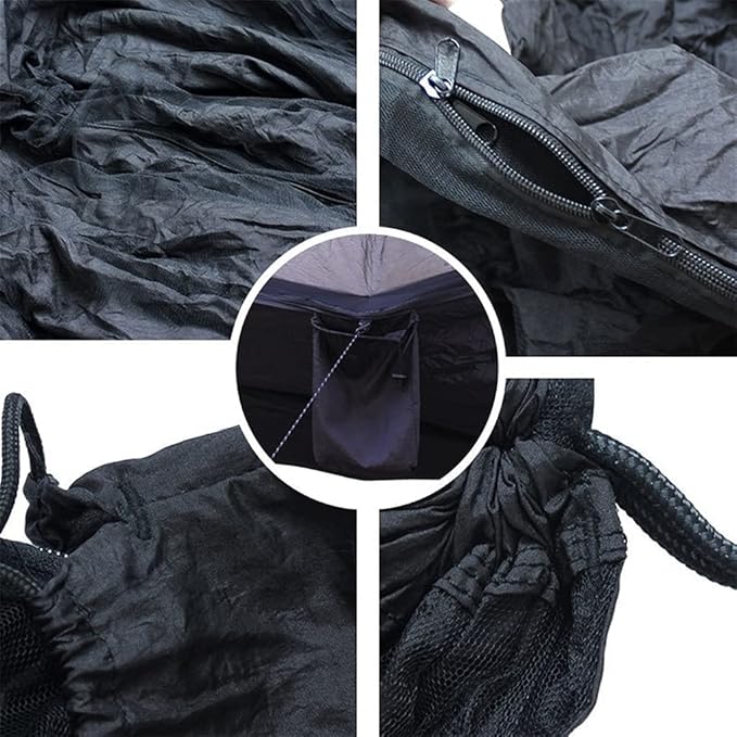 Portable Hammock Camping Hammock with Straps Made of Portable Lightweight Cloth Parachute Perfect for Outdoor/Indoor Patio Backyard for Backpacking Beach