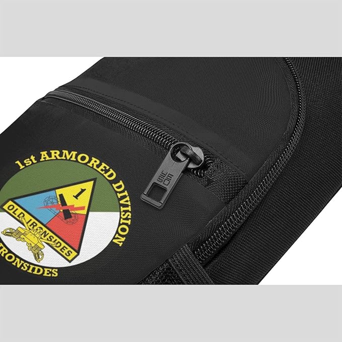 1st Armored Division with Sabres Chest Pack Leisure Shoulder Crossbody Chest Bag