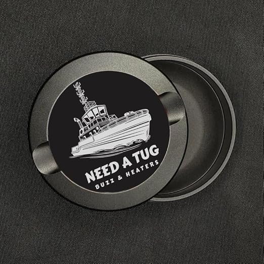 Buzz &amp Heaters Metal Container for Zyn | Metal Holder for Zyn |Metal Can for Zyn | Metal Cases for Zyn Holder | Metal Pouch Cans for Zyn | Offshore Need A Tug Anodized