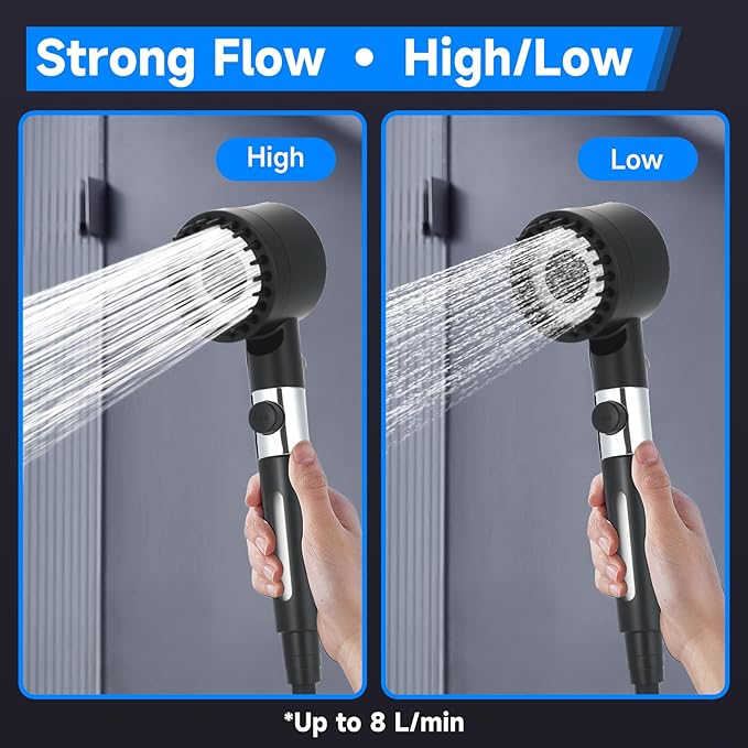 Portable Shower with Heater &amp Tent – 6.6 Gallon Foldable Bucket 1500W Auto-Off Heater 6000mAh Rechargeable Portable Camping Shower Pump Digital Temp &amp Power Display for Hiking &amp Beach