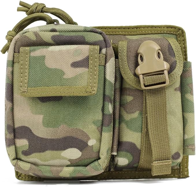 Tactical EDC Pouch Molle Belt Waist Gadget Tool Bag Compact Utility Pouch 1000D Nylon