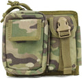 Tactical EDC Pouch Molle Belt Waist Gadget Tool Bag Compact Utility Pouch 1000D Nylon