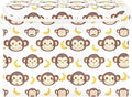 MNSRUU Containers Baskets with Lids Monkey Face Banana Foldable Storage Bins Organizer with Lid Collapsible Storage Boxes for Home Bedroom Closet Office