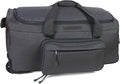 Military Wheeled Deployment Bag Large Tactical Heavy Duty Duffel Bag for Camping Hiking (Grey)
