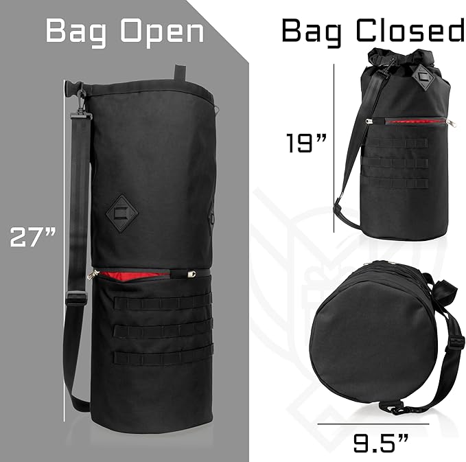 Xtreme Sight Line ~ AQUA RT Dry Bag~ Water-Proof Faraday Dry Bag for Laptops Tablets and Mid-Size Electronics ~ Small LITE Faraday Bag Combo ~ Black