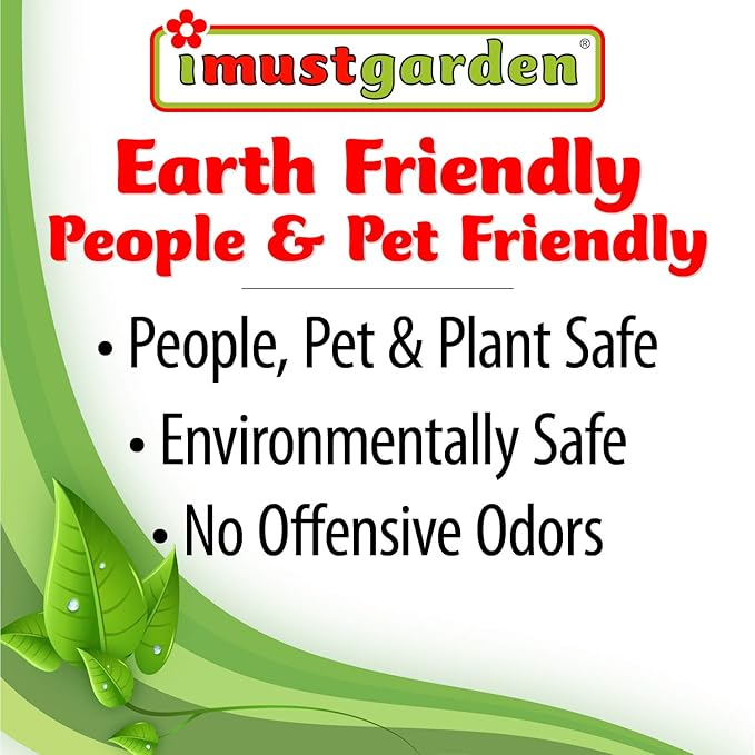 I Must Garden Rabbit Repellent - 32oz Concentrate [2 Pack] - Mint Scent Rabbit Spray for Gardens Plants and Lawns