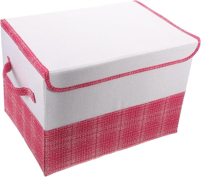 Cabilock Capacity Folding Storage Box Double Lid Household Storage Organizer Keep Your Items Clean Tidy