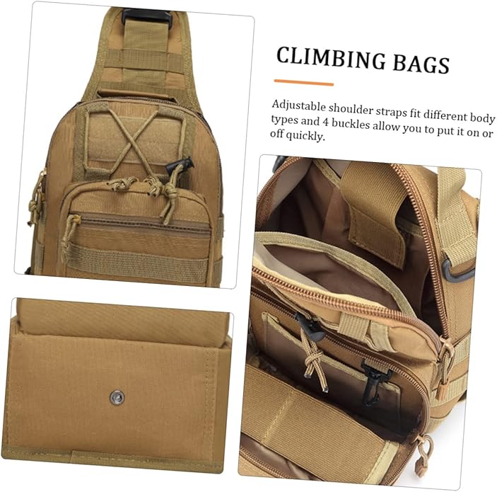 Chest Bag Sling Bag Chest Camping Hiking Bag Sports Chest Bag Sling Bags for Men Mountaineering Chest