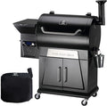 Z GRILLS Pellet Grill Smoker with PID 2.0 Controller 700 Cooking Area Meat Probes Rain Cover for Outdoor BBQ 700D3