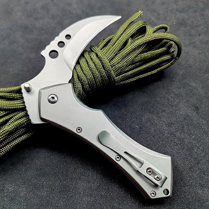 Folding Knife3.54 Stainless steel for Outdoor Survival Camping Hiking