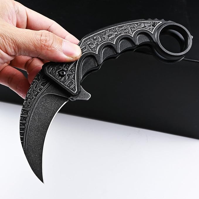 Pocket Knife for Men Outdoor Camping Portable Knife EDC Tactical Folding Survival Knife