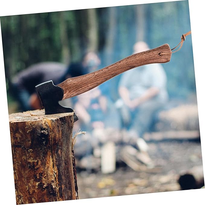 BESPORTBLE 2pcs Wooden Hatchet Handle Replacement Ergonomic Grip for Camp Axe for Easy Installation and Comfortable Use