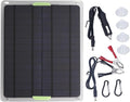 TOPINCN 20W 12V Solar Panel Kit Solar Charging Panel Solar Panel Car Battery Charger Trickle Charger Maintainer for Car Boat Motorcycle Automotive RV Home System