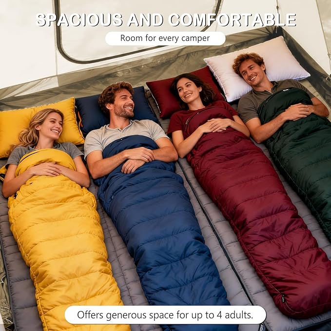 Inflatable Tents for CampingEasy Blow Up Tent with Hand Pump4 Seasons Waterproof Air Inflatable Camping Tent House for Family Weekend Camping