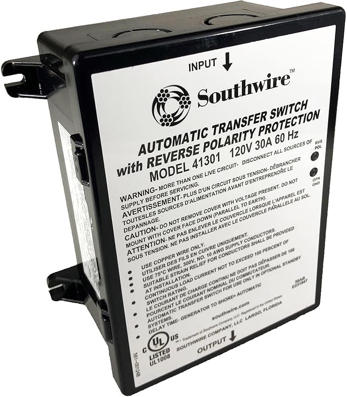 30A Reverse Polarity Transfer Switch
