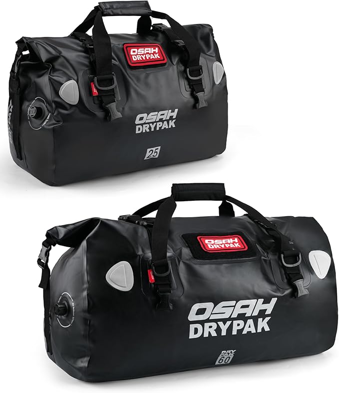 25L Waterproof Duffel Bag &amp 60L Motorcycle Dry Bag